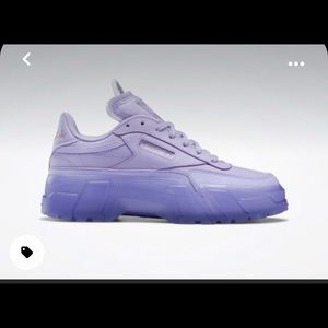 Cardi b purple Reebok shoes! NEW!